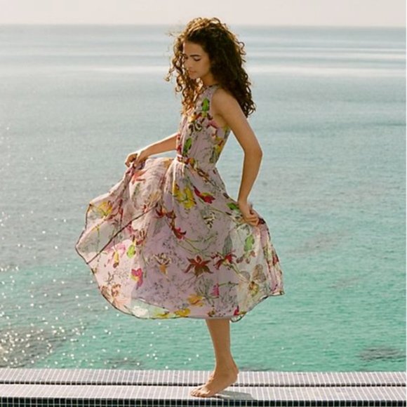 Anthropologie Dresses & Skirts - Anthropologie Hermia Floral Fit & Flare Dress 4P